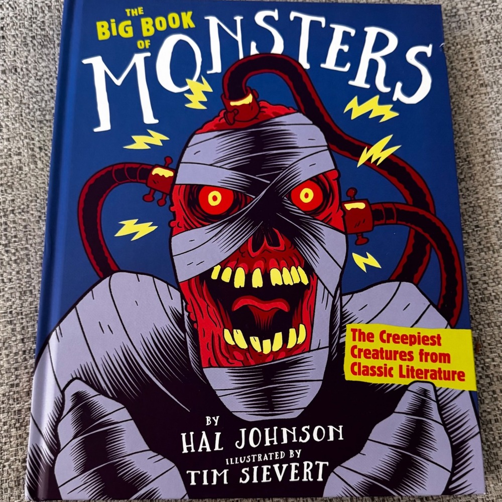 New Hardcover Big Book‎ of Monsters: Creepiest Creatures in Classic Literature